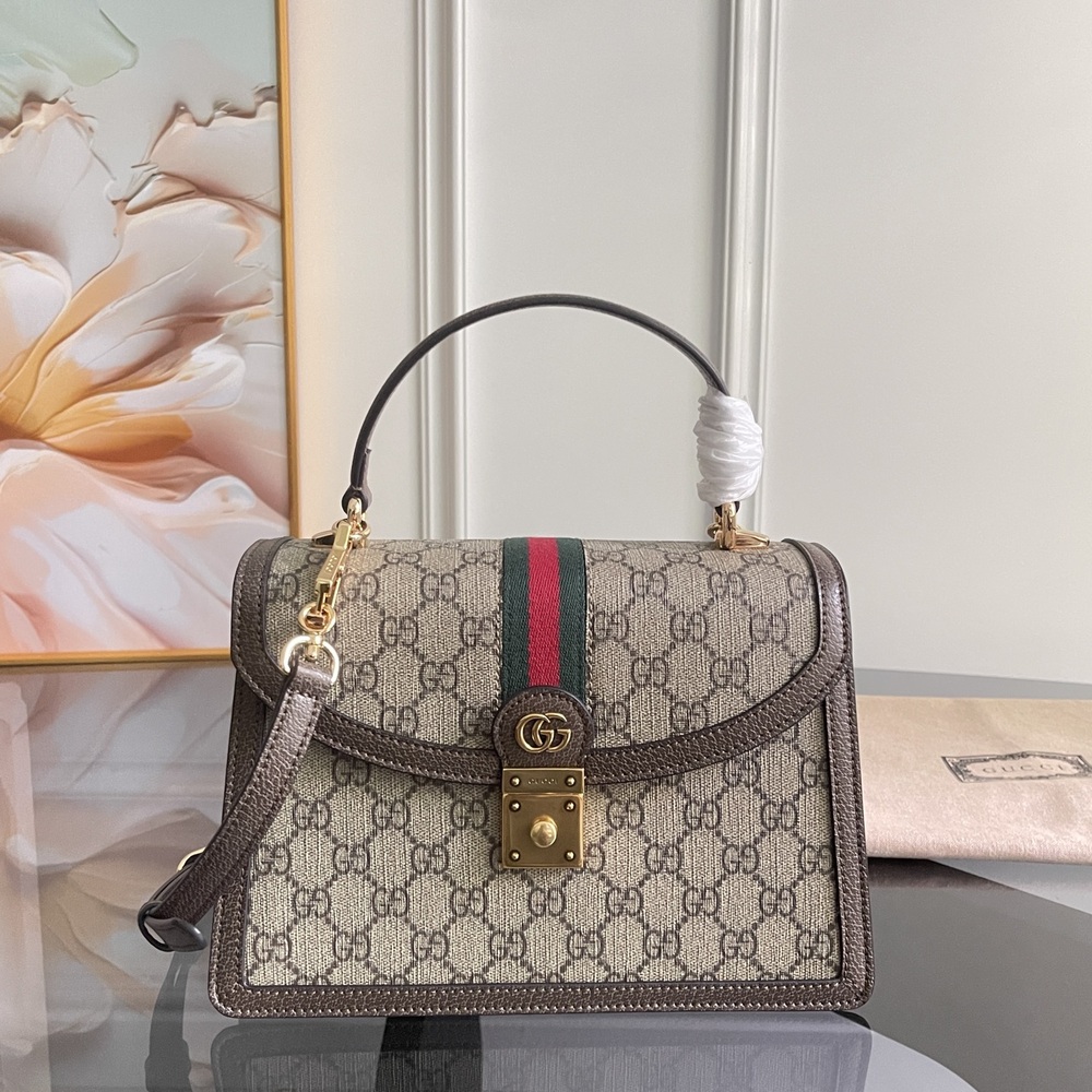 Gucci Ophidia Medium Top Handle Bag